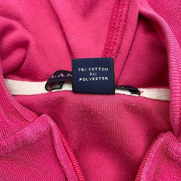 Land's End Terrycloth Pull Over Hooded Short Sleeve Swim Cover Up in Pink, 3T - Picture 4 of 6